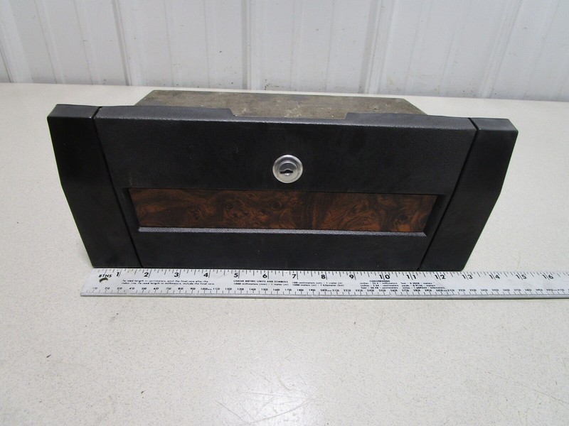 1989 Forester Phantom 166 Boat Marine Dash Glove Box Storage Black 13.5" x 5.5"