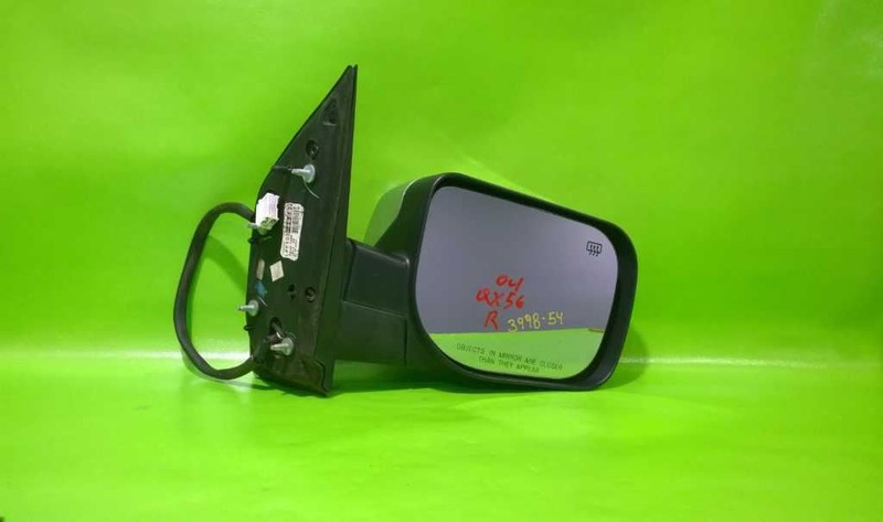 04 05 INFINITI QX56 PASSENGER RIGHT SIDE VIEW MIRROR OEM 3998-54