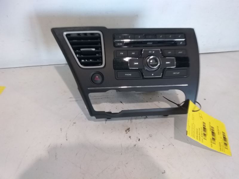 2013-2015 Honda Civic Radio Display and Receiver w/o Nav Sedan HF LX US Market