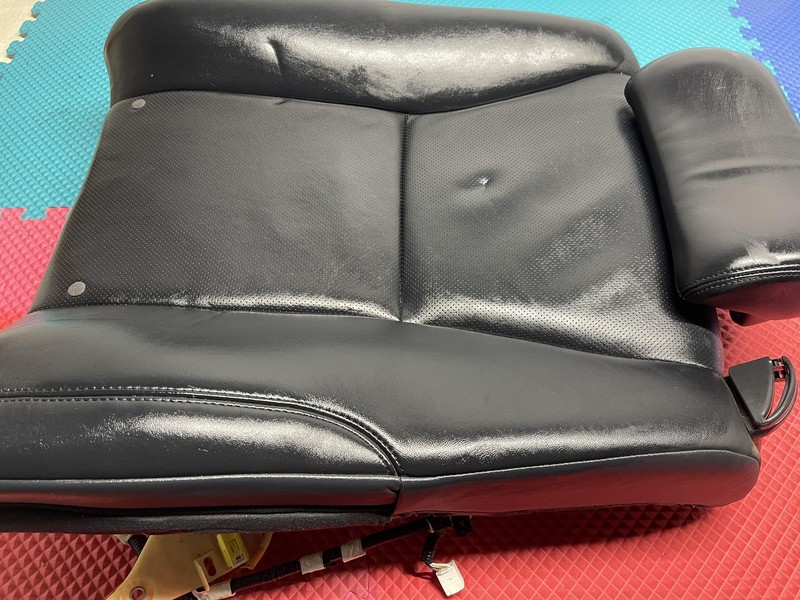 10-12 Lexus LS460 Rear Driver Upper Backrest Seat Leather With Motors Modules