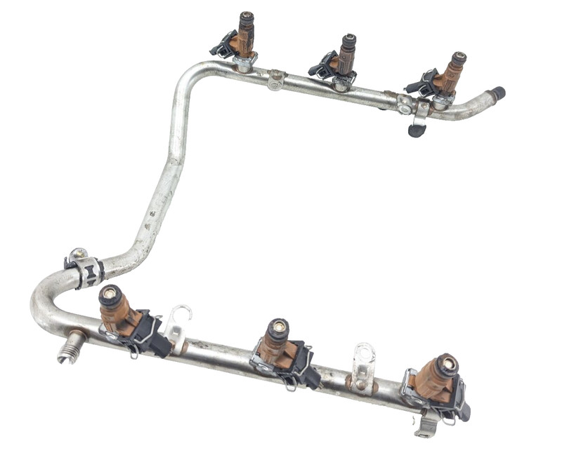 03-06 Mercedes W163 ML350 S350 Fuel Injection Rail Line w/ Injectors 1120701095