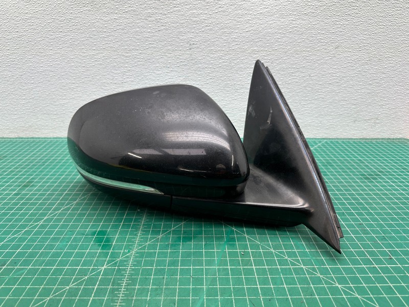 10-19 JAGUAR XJ XJR FRONT RIGHT PASSENGER SIDE REAR VIEW DOOR MIRROR Black OEM