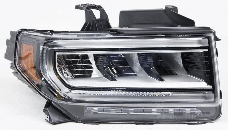 OEM GMC Acadia AT4 Right Passenger Side LED Headlamp 84835432 - 2 Tabs Missing