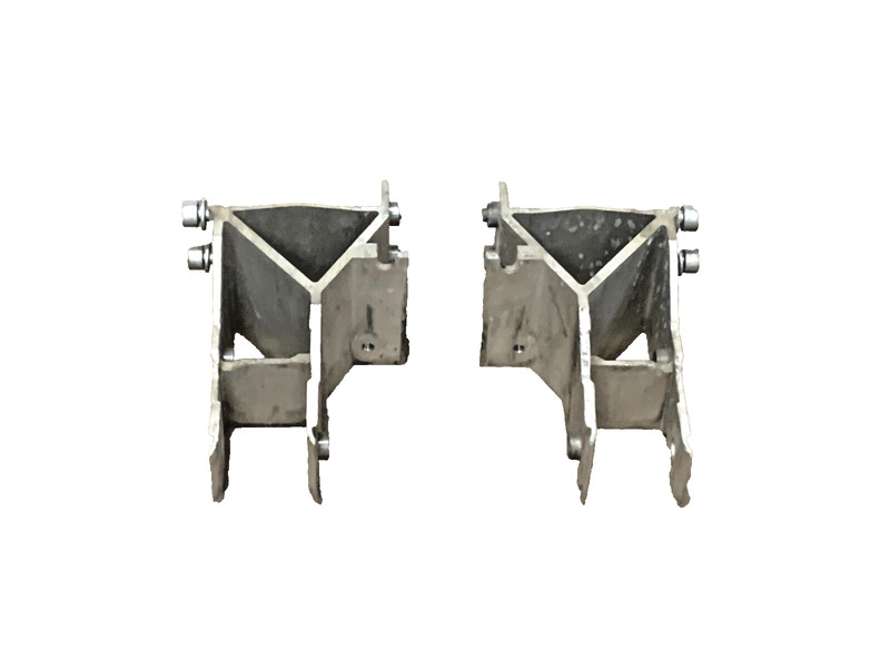 OEM 16-19 BMW 7 SERIES 740I G11 G12 FRONT RADIATOR SUPPORT BRACKET PAIR #A0.01