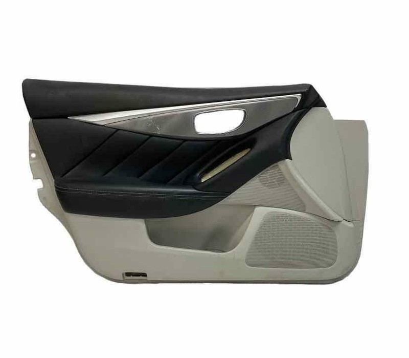 INFINITI Q50 DOOR PANEL TRIM 14 TO 20 FRONT LEFT SIDE GRAY ASSYOEM 809014GA0C