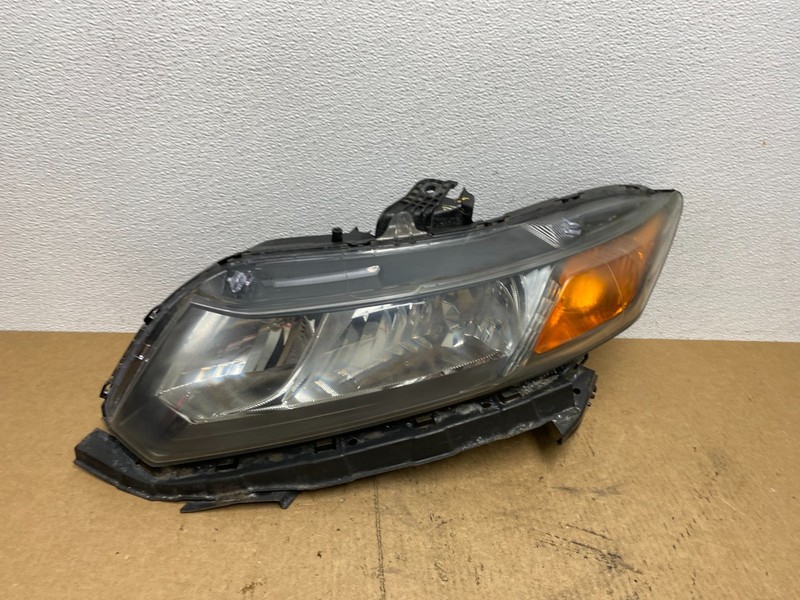 2012 Honda Civic Left Driver LH Headlight Halogen AC3409 DG