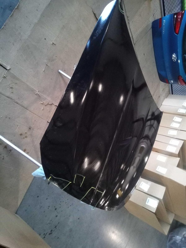 2015 BMW 535i OEM Used Hood Panel Black Dents Bent Corner 126K Miles