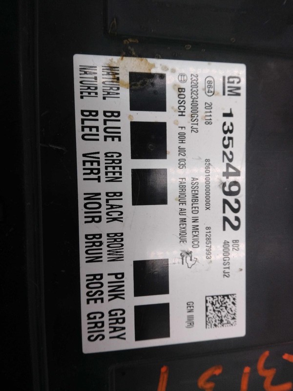 2021 Chevrolet Equinox Active Noise Cancellation Module OEM Silver 84K Miles