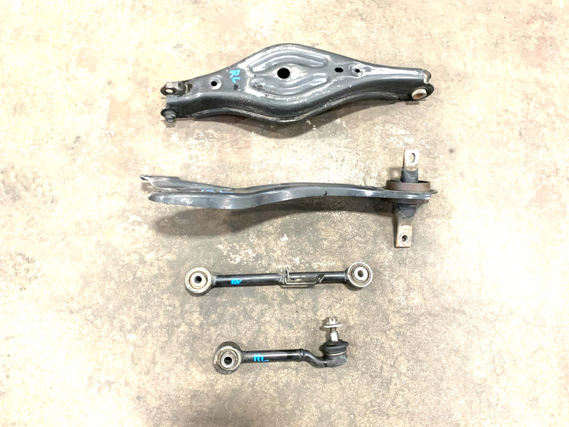 2011-2013 HONDA ODYSSEY REAR LEFT CONTROL ARM SET X4 OEM #A0.28