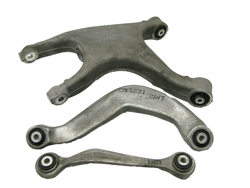 08-16 AUDI B8 A4 S4 SEDAN REAR LEFT DRIVER SUSPENSION CONTROL ARM OEM SET 122220