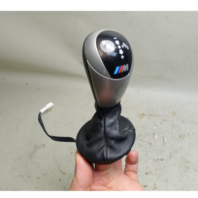 2007–2010 BMW E64 M6 Convertible ///M SMG Shift Knob Trim Cover w Boot OEM