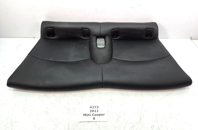 ✅ 07-13 OEM Mini Cooper S R56 Rear Seat Lower Cushion Cover Black
