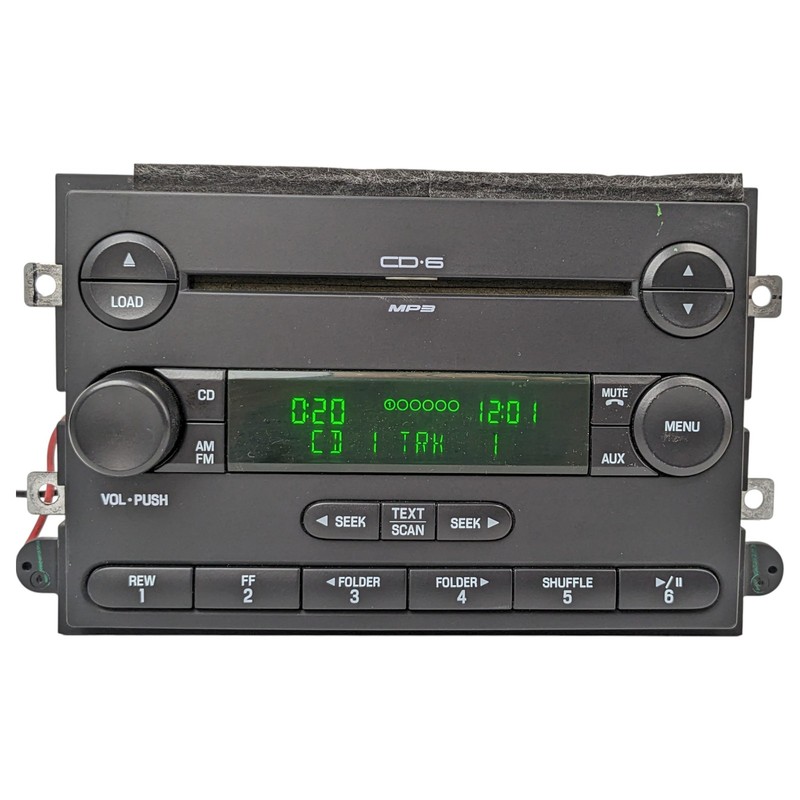 2007 Mercury Milan Ford Fusion Radio AM FM 6 Disc CD Player 7E5T-18C815-AD OEM
