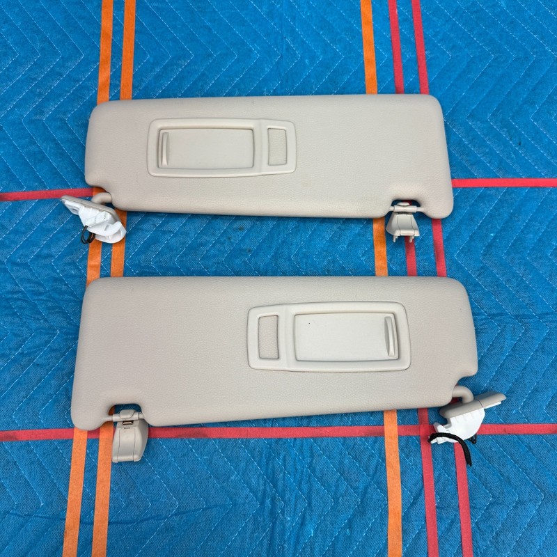 2012–2016 BMW 328i F30 Sun Visor Set With Mirror OEM
