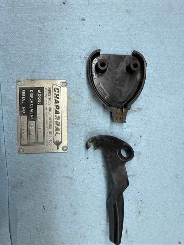 1970’s CHAPARRAL SS 3 Vintage Snowmobile Throttle Lever Good