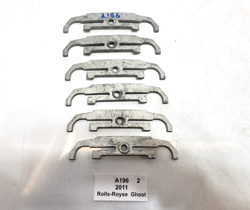 ✅ 10-14 OEM Rolls Royce Ghost RR4 Engine Motor Fuel Injector Bracket SET Of 6