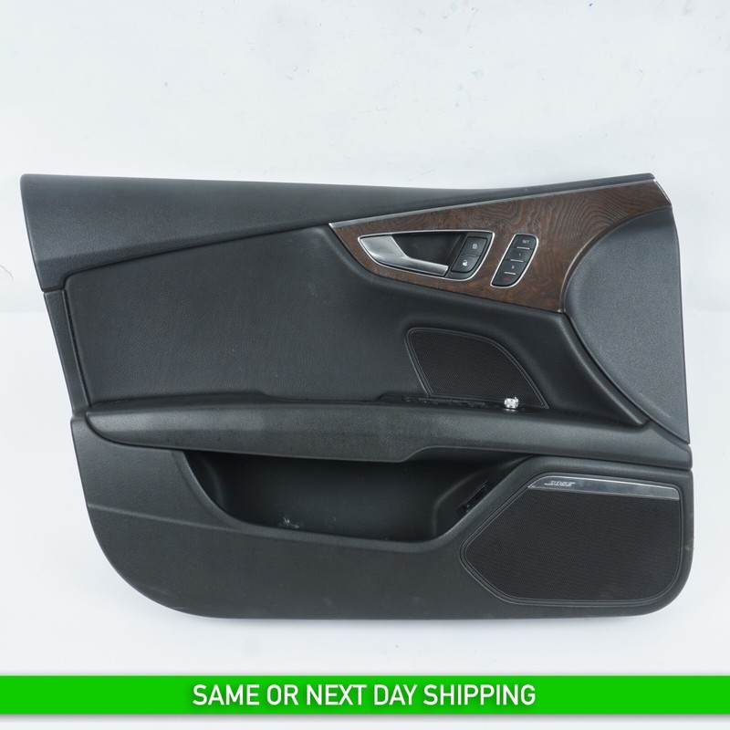 2012 - 2018 AUDI A7 FRONT LEFT DRIVER SIDE DOOR PANEL TRIM OEM