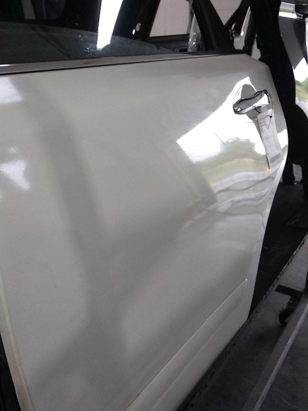 2015 Nissan Altima Left Rear Door White 480730 Used 1 Dent 113K Miles