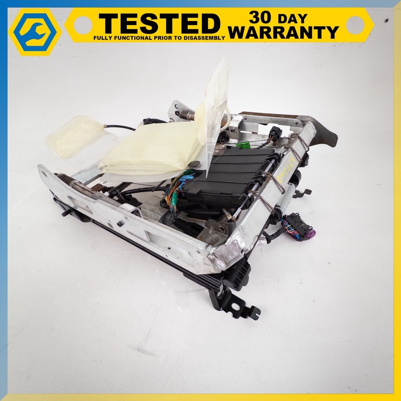 05-13 Chevy Corvette C6 FRONT LEFT LOWER SEAT TRACK RAIL FRAME W/ MOTOR OEM