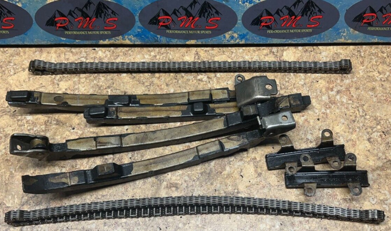 1998 Honda Magna VF750 Engine Cam Chain Guides Chains VF 750 98