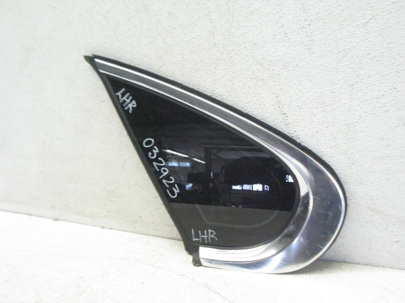 16-19 JAGUAR X260 XF SEDAN GLASS WINDOW QUARTER VENT REAR LEFT OEM 032923
