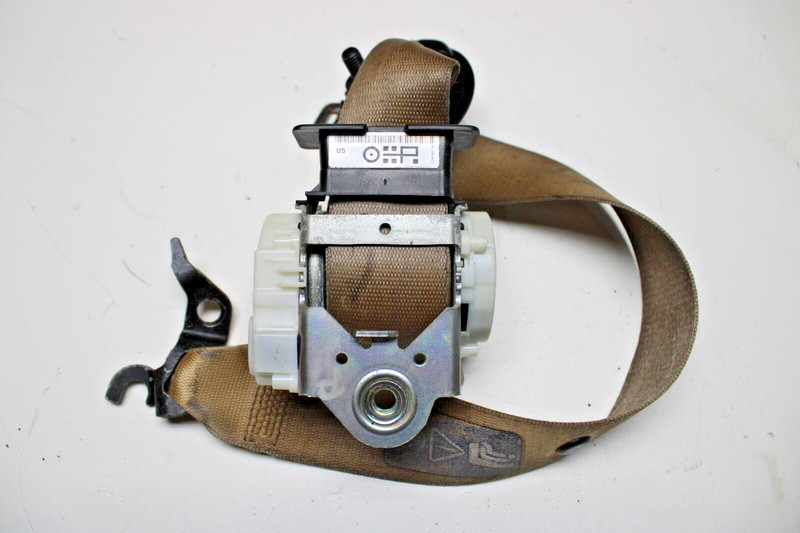 ✅09-11 OEM BMW E90 E91 Front Right Passenger Seat Belt Seatbelt Retractor Beige