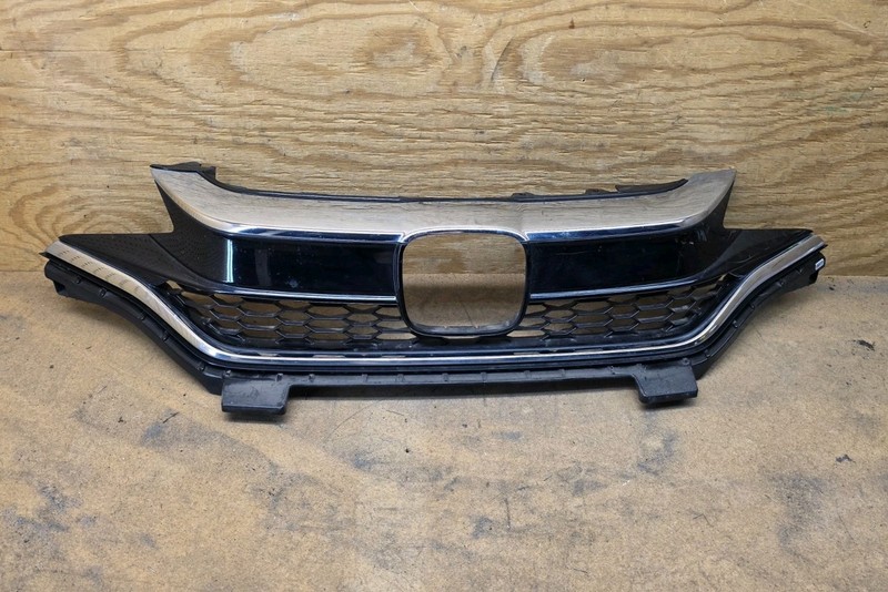 2018 2019 2020 Honda Fit Front Bumper Upper Grille 71121-T5R-A5 OEM "CRACKED"