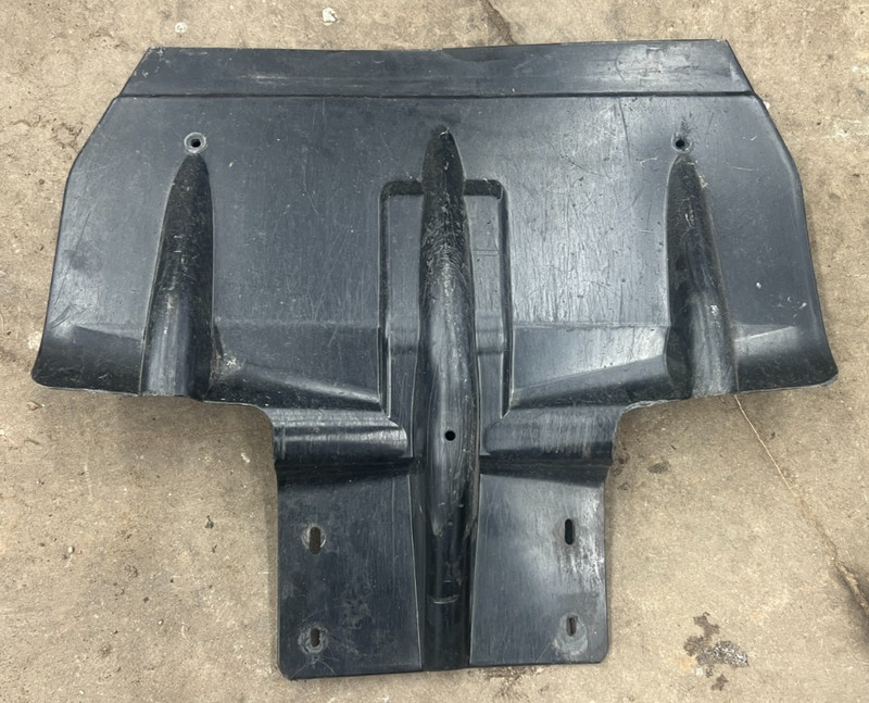 1990’s Polaris Snowmobile Gen 1 Wedge Hole shot Red Skid Plate