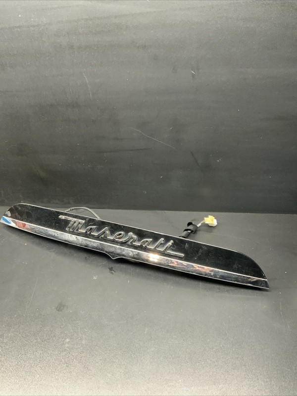 2014 Maserati GHIBLI OEM Black With Camera Tail Finish Trim Panel 242960