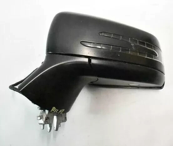 12-14 Mercedes W218 CLS550 Left Driver Side Rear View Door Mirror Black OEM
