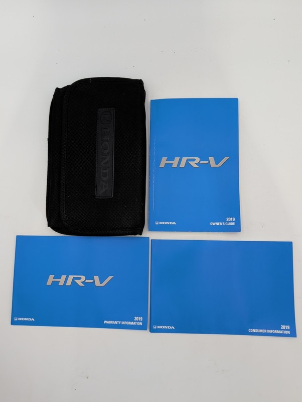 2019 Honda HR-VOwners Manual,warranty Info,consumer Info, With Case Included