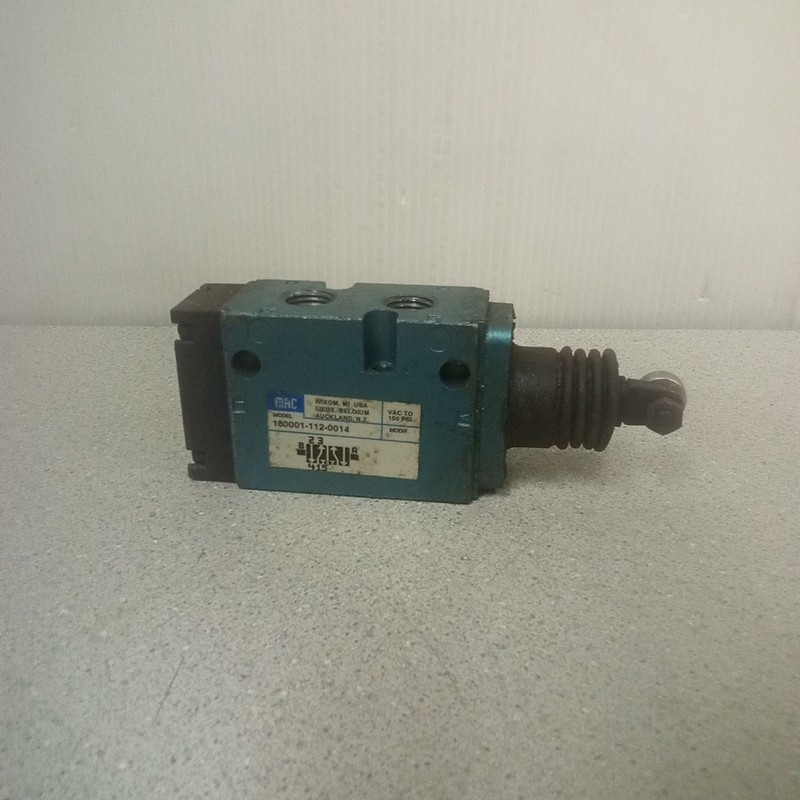MAC 180001-112-0014 Solenoid Valve w. Roller Level