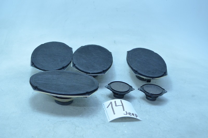 14-20 JEEP CHEROKEE INTERIOR SPEAKER SET OF 6 ITEMS OEM