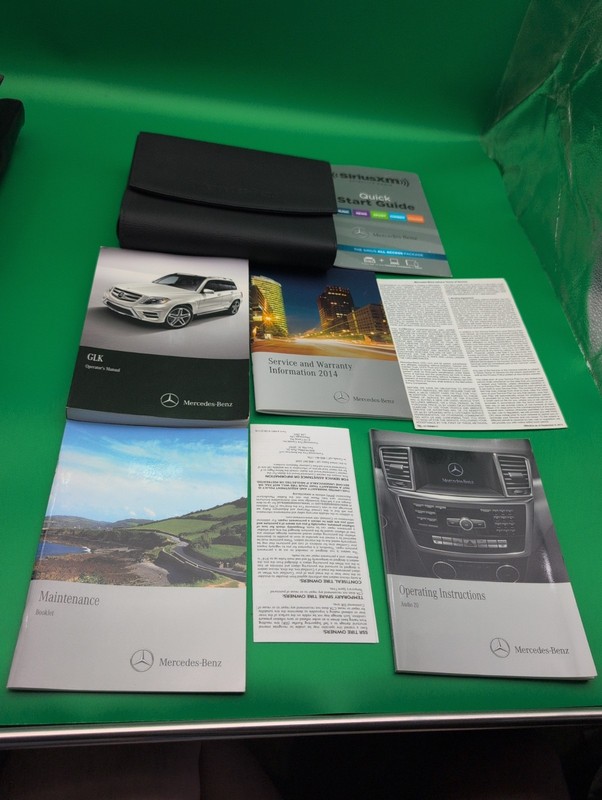 2014 Mercedes Benz GLK 350 250 GLK350 GLK250 Class Owners Manual - SET