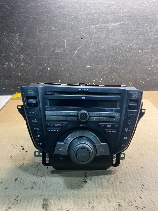 2009 2011 Acura TL AM FM CD MP3 DVD HDD Navigation Radio Player Receive Z5371 DG