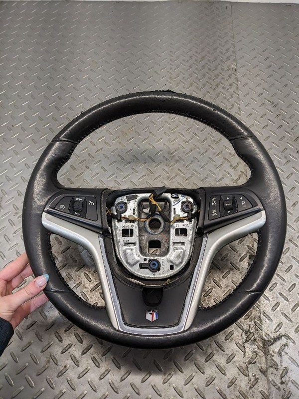 12-15 CAMARO Black Leather Wrapped SS Steering Wheel Radio Cruise OEM 1149750