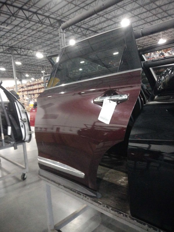 2013 INFINITI JX35 Left Rear Door Red - Good Condition, No Rust, 135K Miles