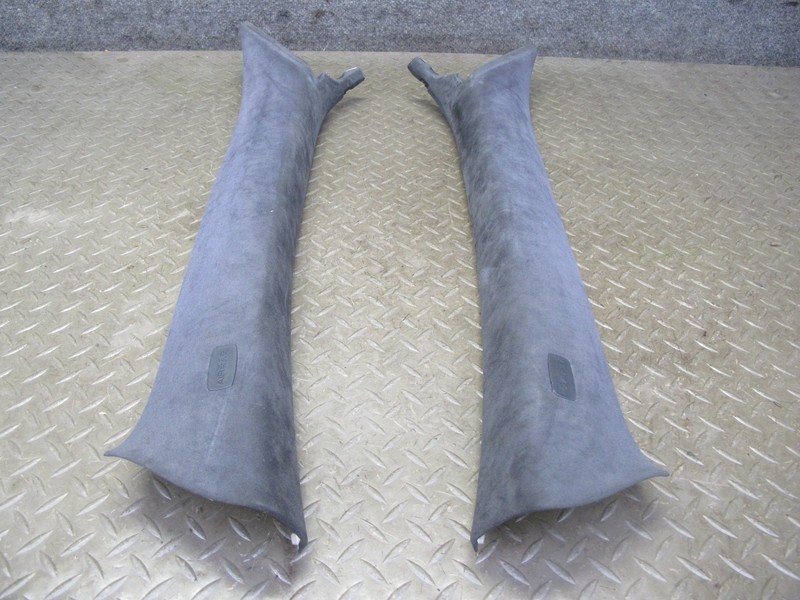 11-18 PORSCHE CAYENNE 958 FRONT RIGHT & LEFT SIDE A PILLAR TRIM COVER PANEL SET