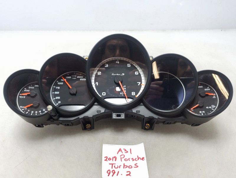 ✅ 17-19 OEM Porsche 991 911 Turbo S Speedometer Instrument Panel Cluster Gauge