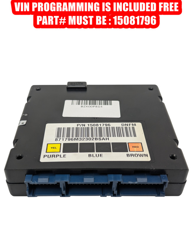 Programmed 2002 Silverado 1500 BCM | 15081796 | Plug & Drive