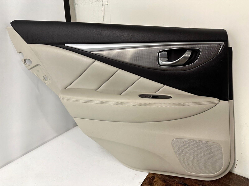 🟢 2014-2017 INFINITI Q50 REAR LEFT DRIVER SIDE INTERIOR DOOR TRIM PANEL OEM