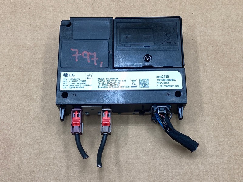 2021 CADILLAC CT5 TELEMATIC COMMUNICATION CONTROL MODULE OEM LOT797