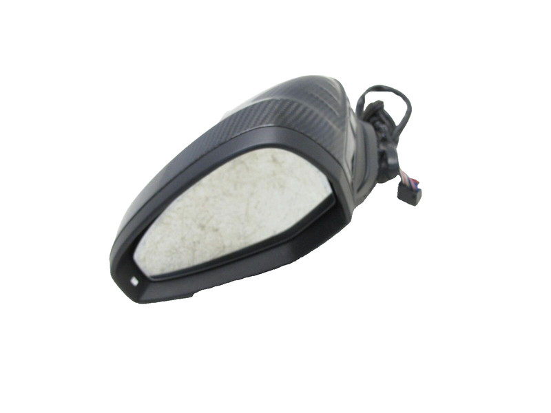 💚 CARBON 17-19 AUDI S4 LEFT SIDE DOOR REAR VIEW MIRROR BLIND SPOT NO CAMERA