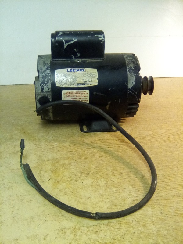 Leeson A6C34DB29A Motor 3450 RPM 1-1/2" HP Phase 1