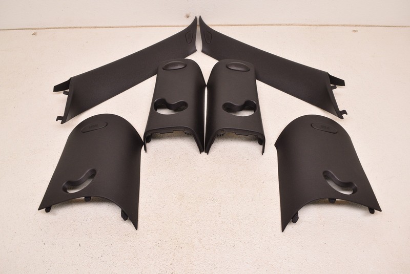 Mini Cooper Black ABC Headliner Pillars Panels Trim Covers R56 Oem 2007-2013