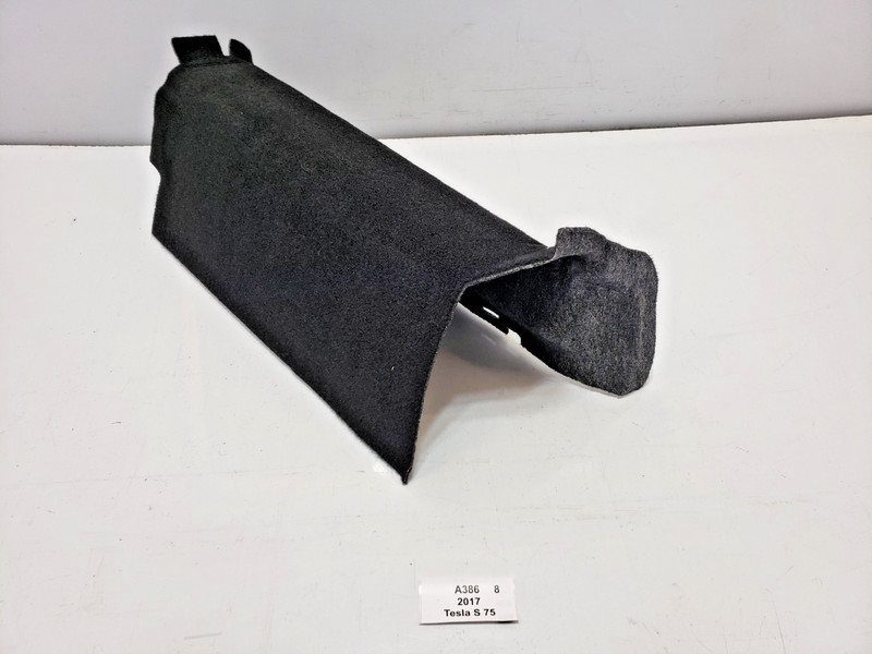 ✅ 12-20 OEM Tesla Model S Rear Left Driver Trunk Carpet Trim Black 41k