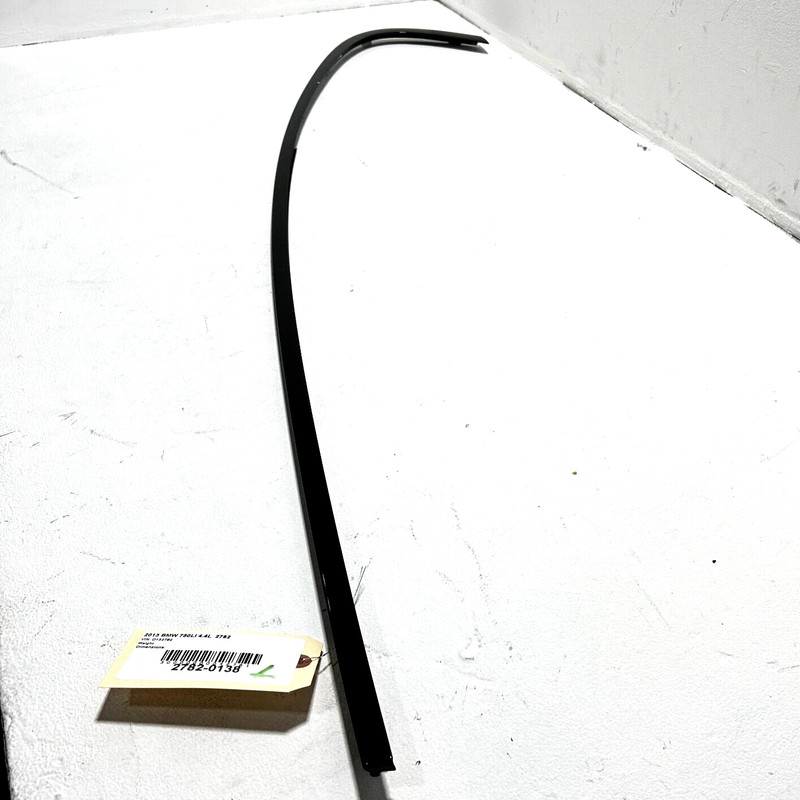 2009-2015 BMW 750 Li REAR LEFT DRIVER SIDE DOOR WINDOW UPPER MOLDING OEM