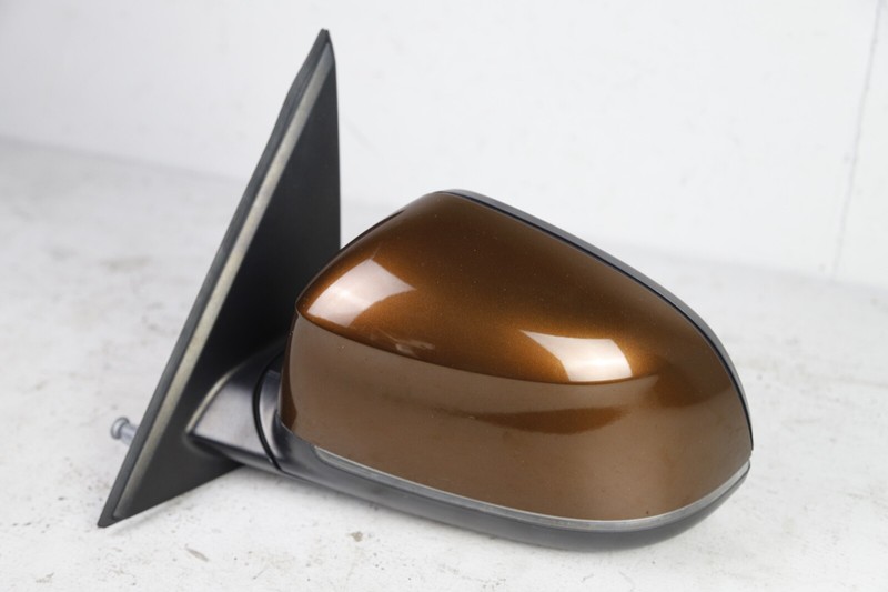 15-17 BMW F25 X3 Driver Door Mirror Dimming Heated Blind W/ Camera Bronze C29