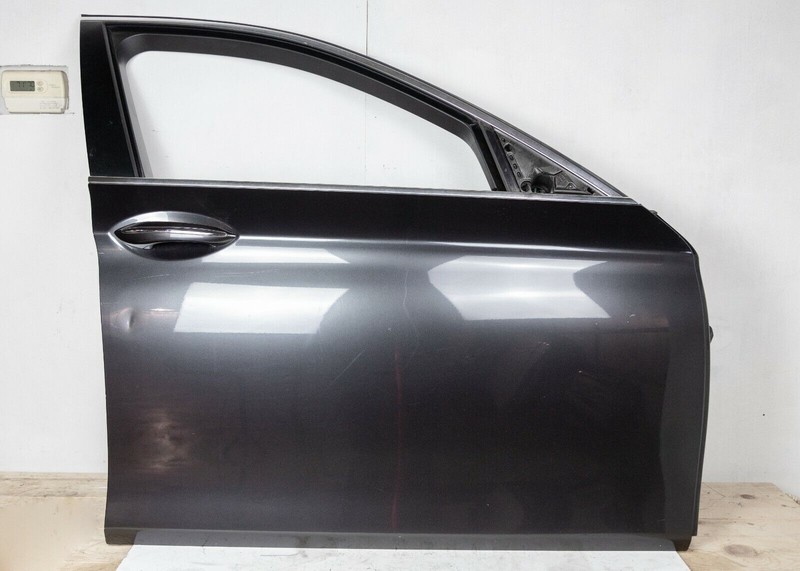11-16 BMW F10 528i 535i 550i FRONT RIGHT PASSENGER SIDE DOOR COMPLETE GRAY A90