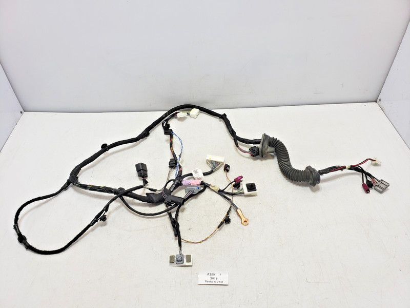 ✅ 2016-2020 OEM Tesla Model X Front Left Driver Side Door Wiring Harness